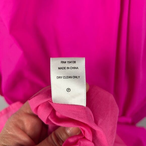 STAUD Calypso O-Ring Cutout Midi Dress Bougainvillea Pink - Picture 9 of 9